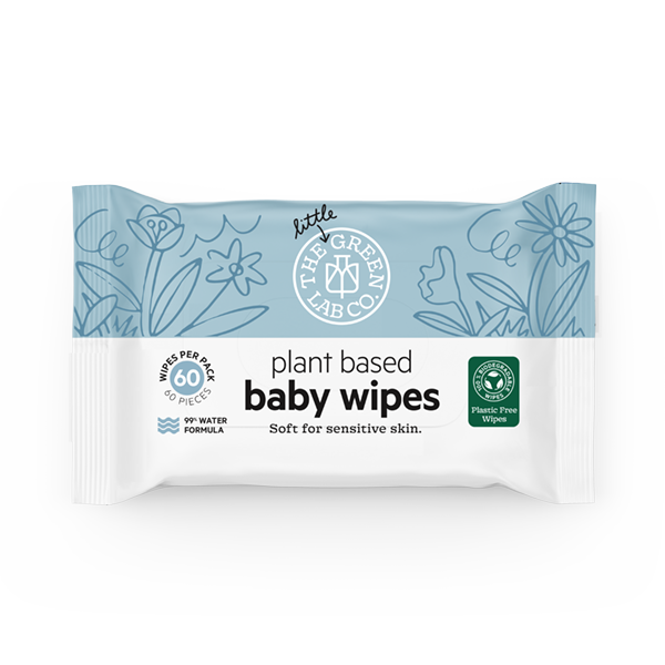 Plasticvrije baby doekjes. Plant based wipes